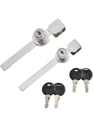 Sliding glass door serrated locks, glass cabinet locks, sliding enclosure locks, window locks, sliding door frame locks, drawer cabinet door locks (2Packs) - pzsku/Z846D098A47975D2D1A60Z/45/_/1704629844/3146ff66-33f0-4fc3-a7b4-2b43cb6a6bcd