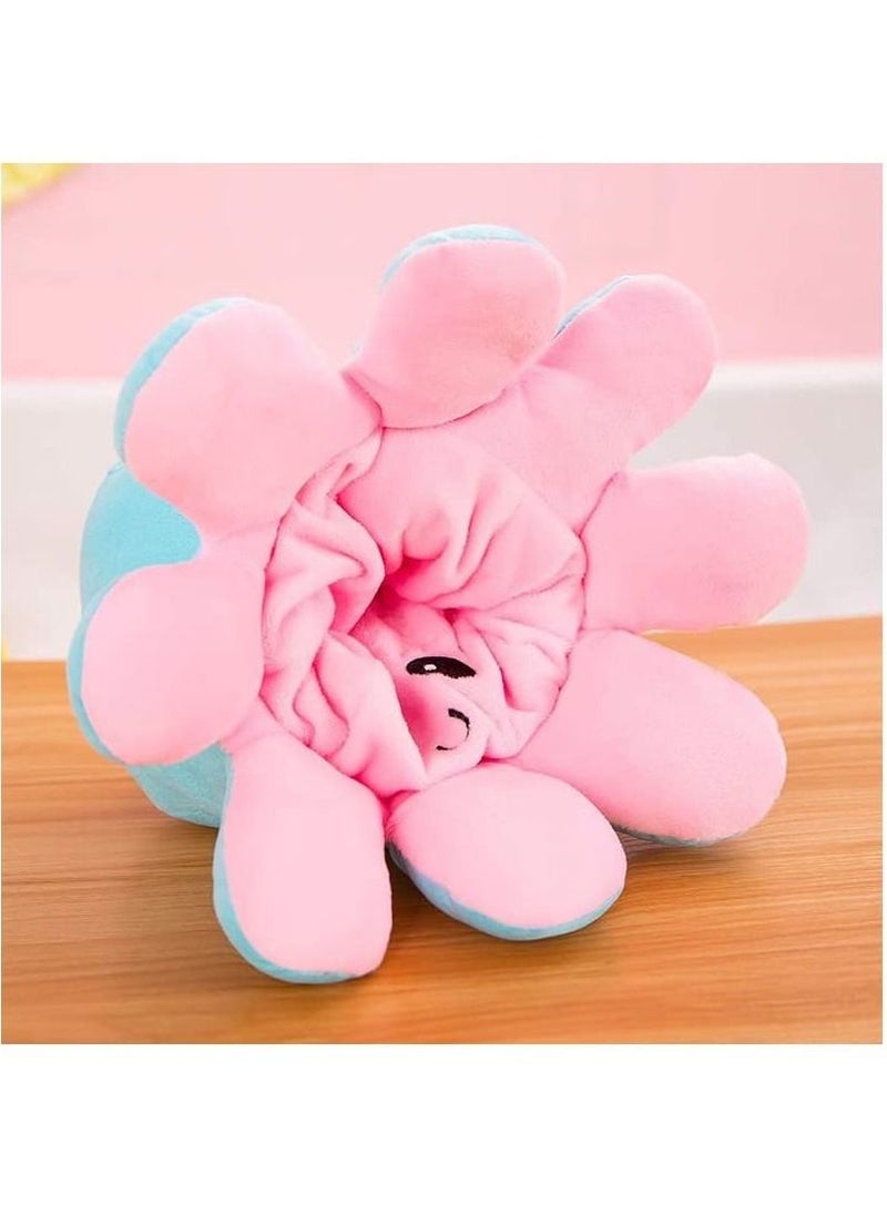 PRIME - Prime Reversible Octopus Plush Cute Stuffed Animals - Blue and Pink - Image 1