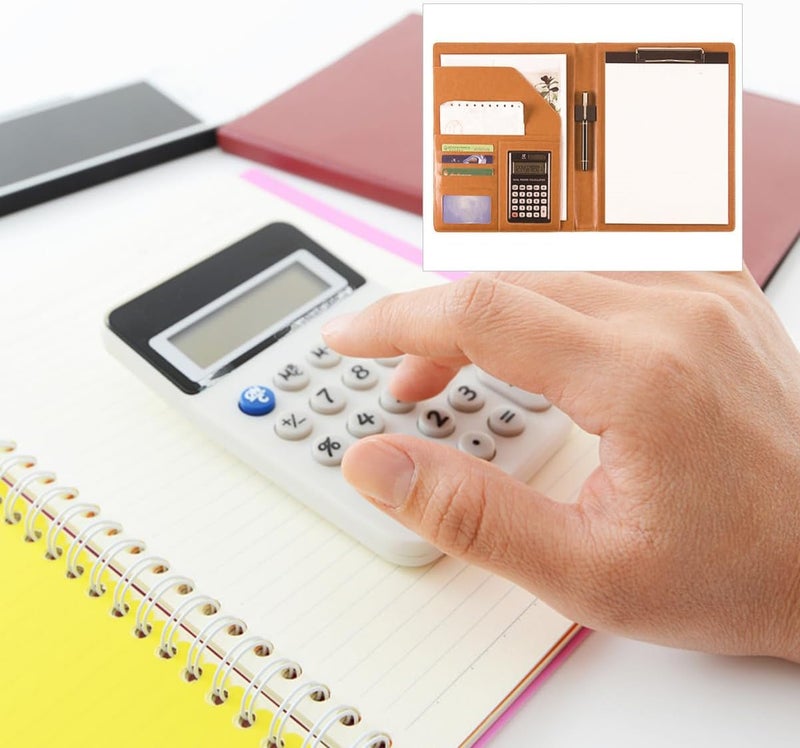 NUOBESTY Business Folder Manila Document Holder Office File Folders Clip for School Binder Storage - Image 4