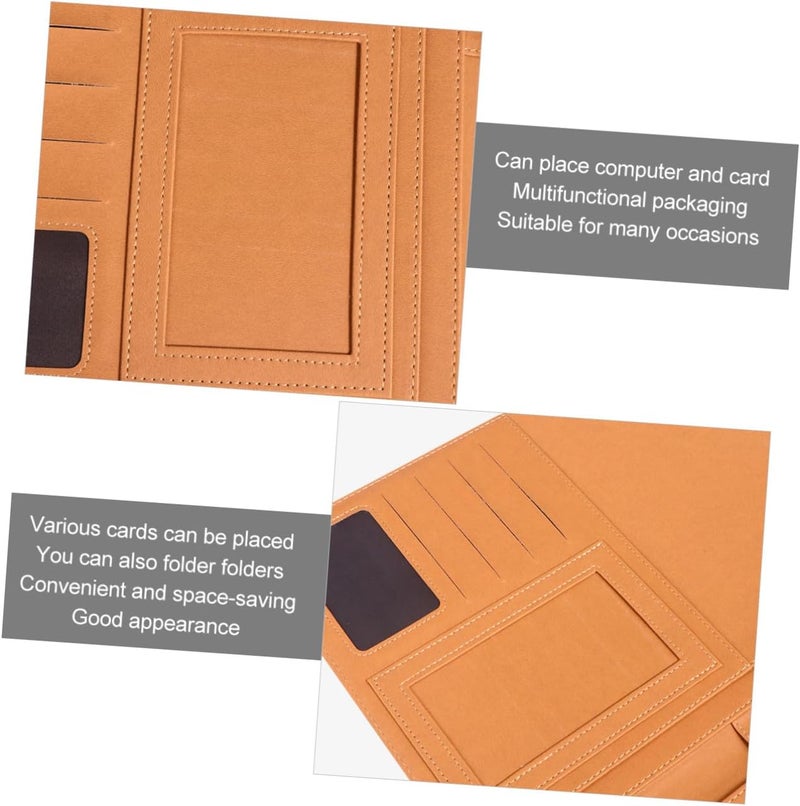 NUOBESTY Business Folder Manila Document Holder Office File Folders Clip for School Binder Storage - Image 5