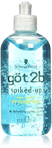 got2b SpikedUp Max Control Styling Gel 85 Ounce Pack of 4