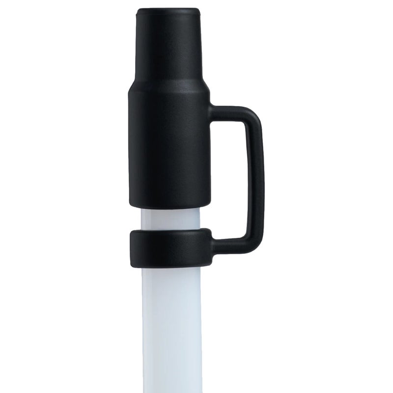 Stanley 20oz/30oz Stanley Quencher Boot + Straw Topper Silicone Protective Sleeve & Straw Cover – Black - Image 3