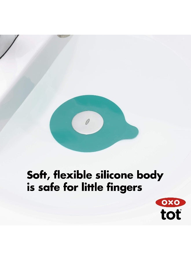 OXO Tot Drain Stopper - Teal - Image 4