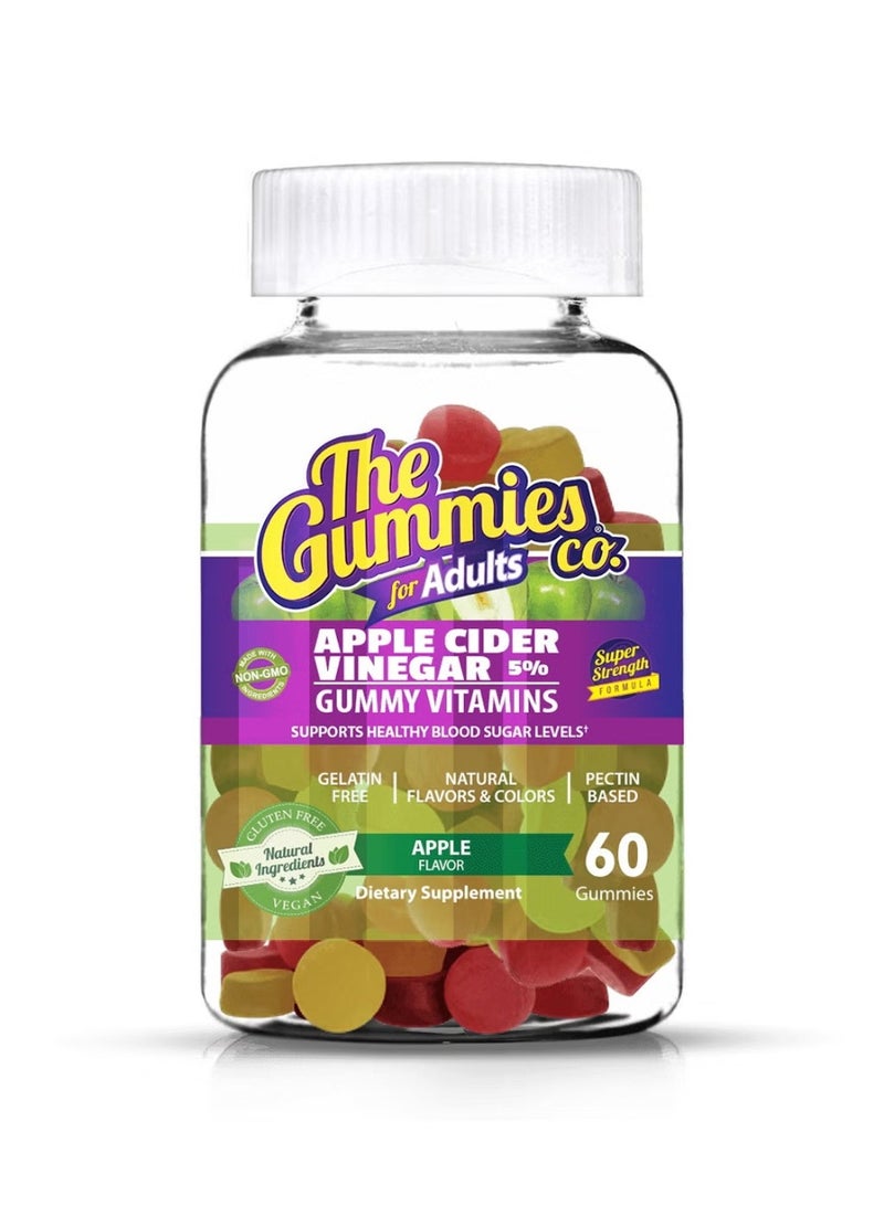 Apple Cider Vinegar Adult Gummies 60’s