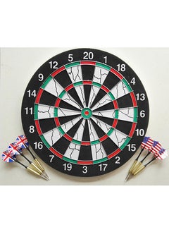 Y&D Game Dartboard Set, 15inch Double Sided Usable Dartboard With 6 Steel Tip Darts Staple-Free Bullseye With Rotating Number Ring Excellent Indoor Game And Outdoor Game, Dart Boards For Adults Teens Family Office Leisure Sport  - Image 1