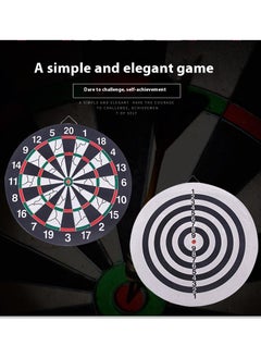 Y&D Game Dartboard Set, 15inch Double Sided Usable Dartboard With 6 Steel Tip Darts Staple-Free Bullseye With Rotating Number Ring Excellent Indoor Game And Outdoor Game, Dart Boards For Adults Teens Family Office Leisure Sport  - Image 5