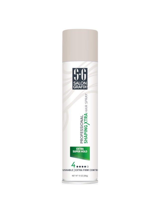 Salon Grafix Profession Shaping Hairspray Extra Super Hold 4 10 Oz Pack of 6 - Image 4