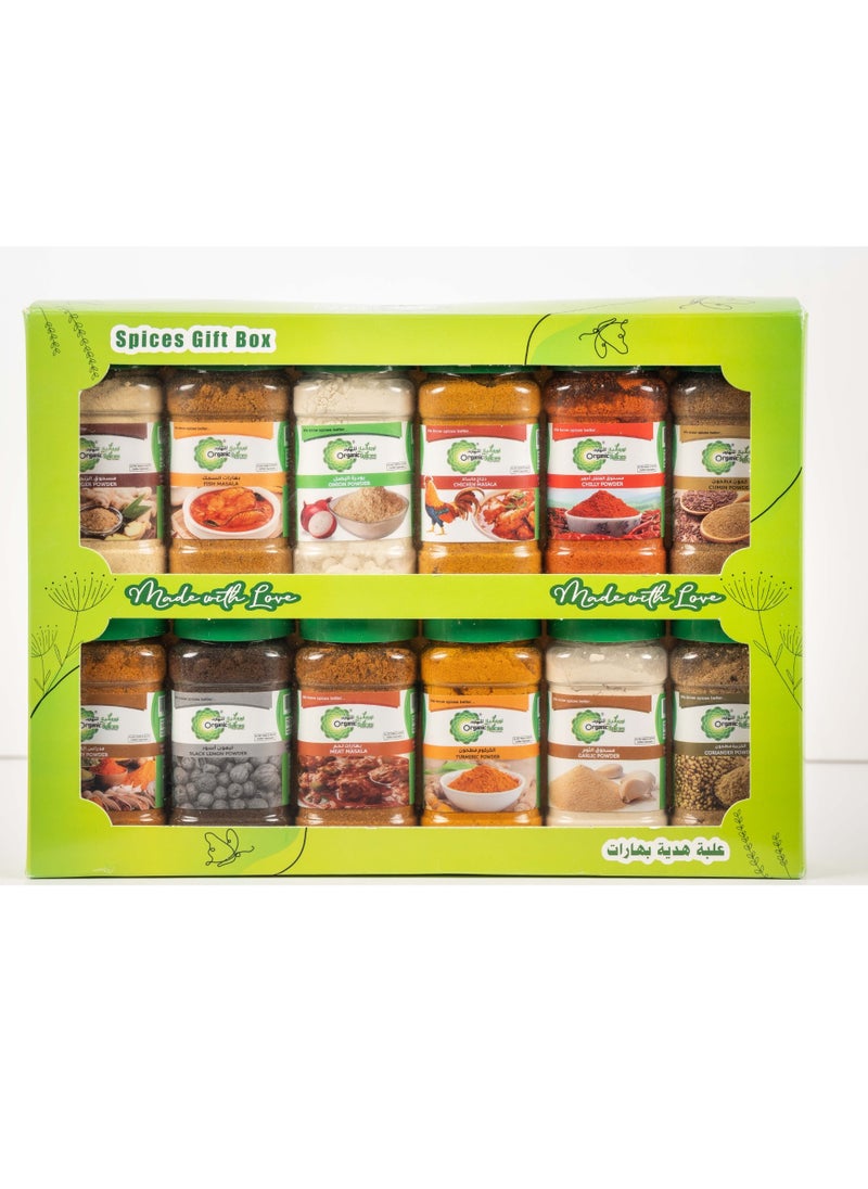 ORGANIC SPICES Spices Gift Box 12*1 