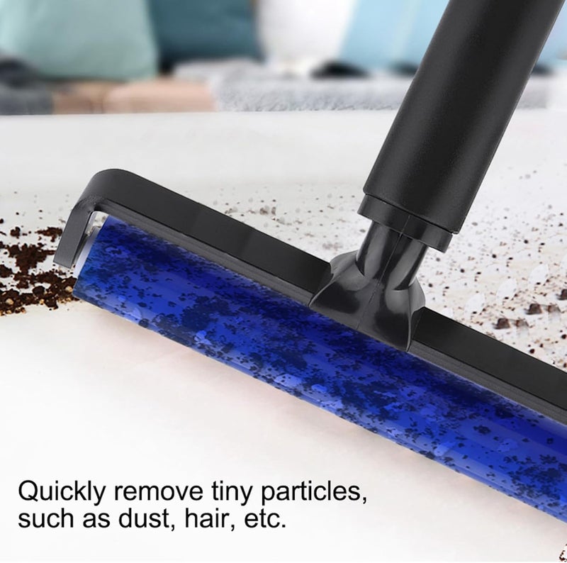 aqxreight Static Roller Dust Removal Cleaner - Super Sticky Blue Silicone Roller with Black Handle for Efficient Dust and Hair Cleaning - Ideal for Home and Professional Use (24 Inch) - Image 4