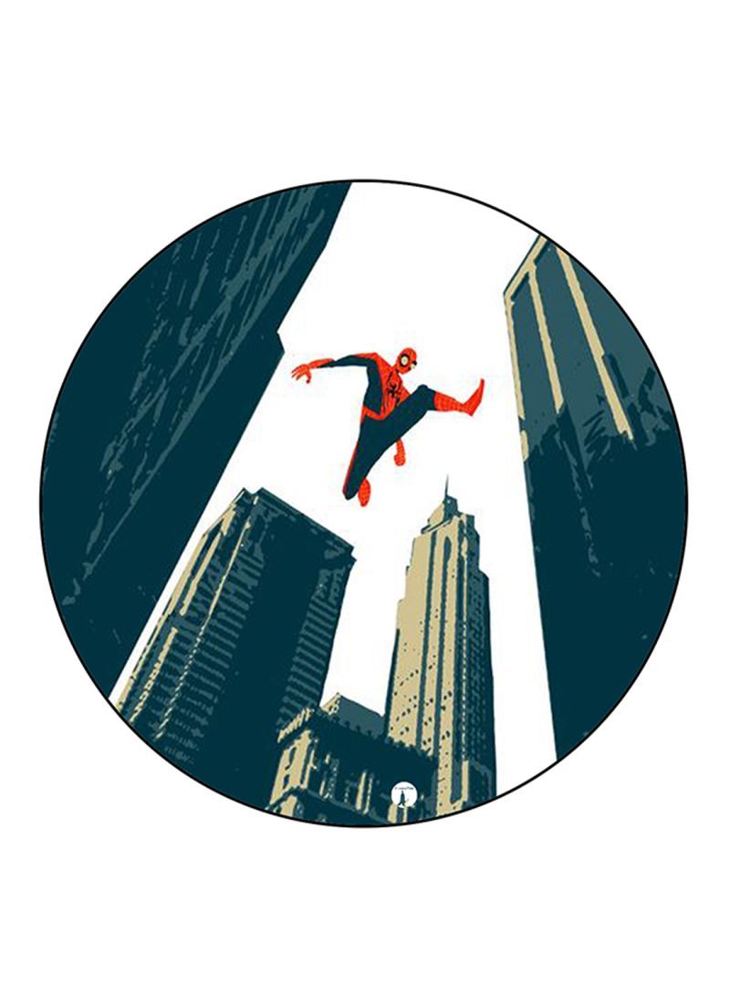 RKN Spiderman Printed Fridge Magnet Round  Multicolour - Image 2