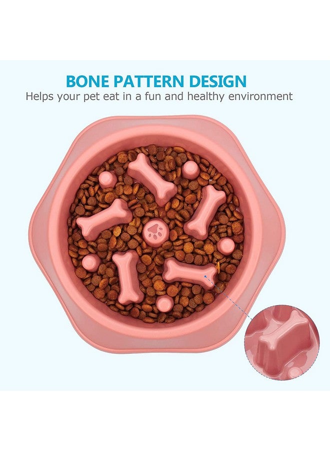 Anti-Chocking Slow Feeding Dog Bowl, Interactive Bloat Stop Bowl Dishes Non-Slide Dog Lick Treat Bowl | Dog Puzzle Bowl (Color As Per Available) - Pack Of 1 - Image 4