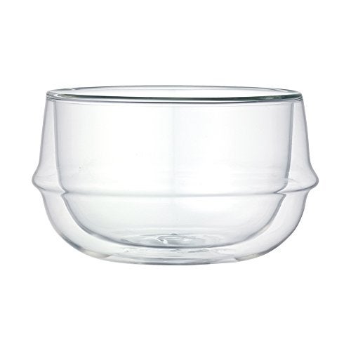 KINTO 23110 KRONOS Double Wall Soup Bowl, 11.2 fl oz (330 ml), Heat Resistant Glass, Microwave and Dishwasher Safe, Gift, Present - Image 1
