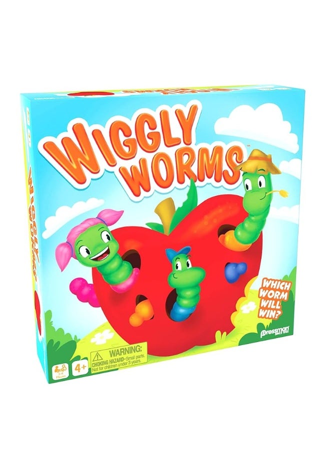 Pressman Wiggly Worms Game  Color Matching Memory Preschool Game Kids Ages 4 and Up - Image 1