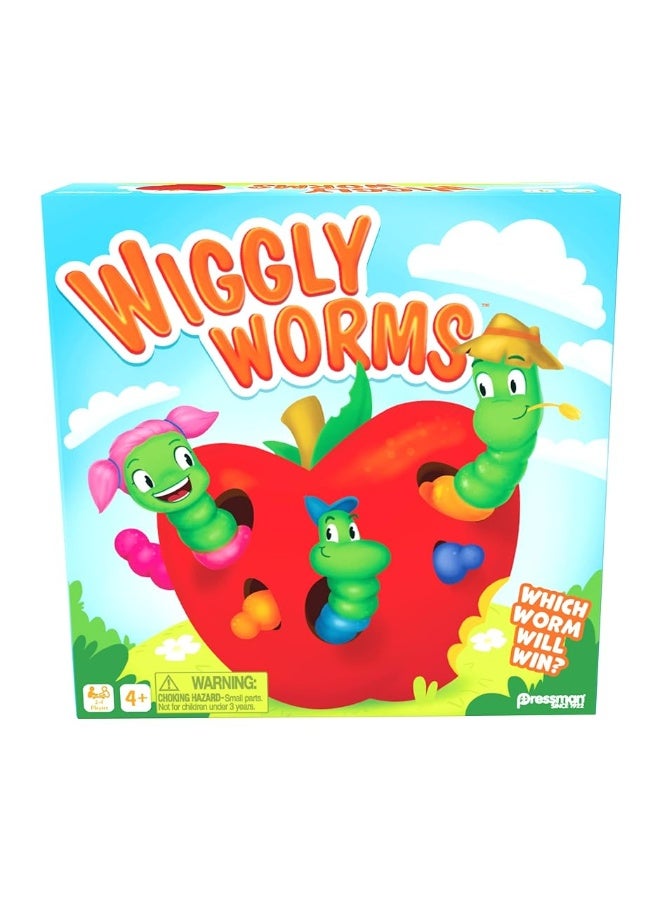 Pressman Wiggly Worms Game  Color Matching Memory Preschool Game Kids Ages 4 and Up - Image 2