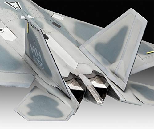Revell 03858 Lockheed Martin F-22A Raptor Model Kit 1:72 Scale - Image 4