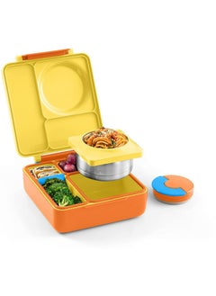 Omielife Omie Box Kids Bento Box with Insulated Thermos-Sunshine  - Image 1