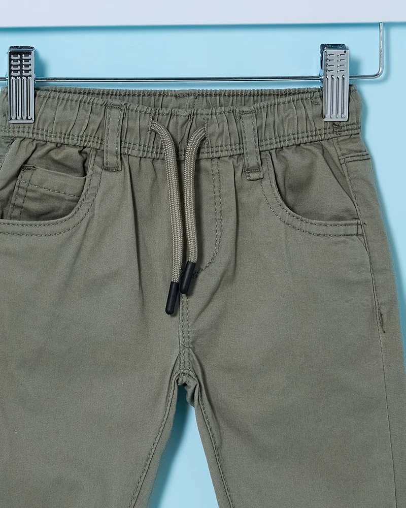 ردتاغ Infant Boys Green Casual Trousers