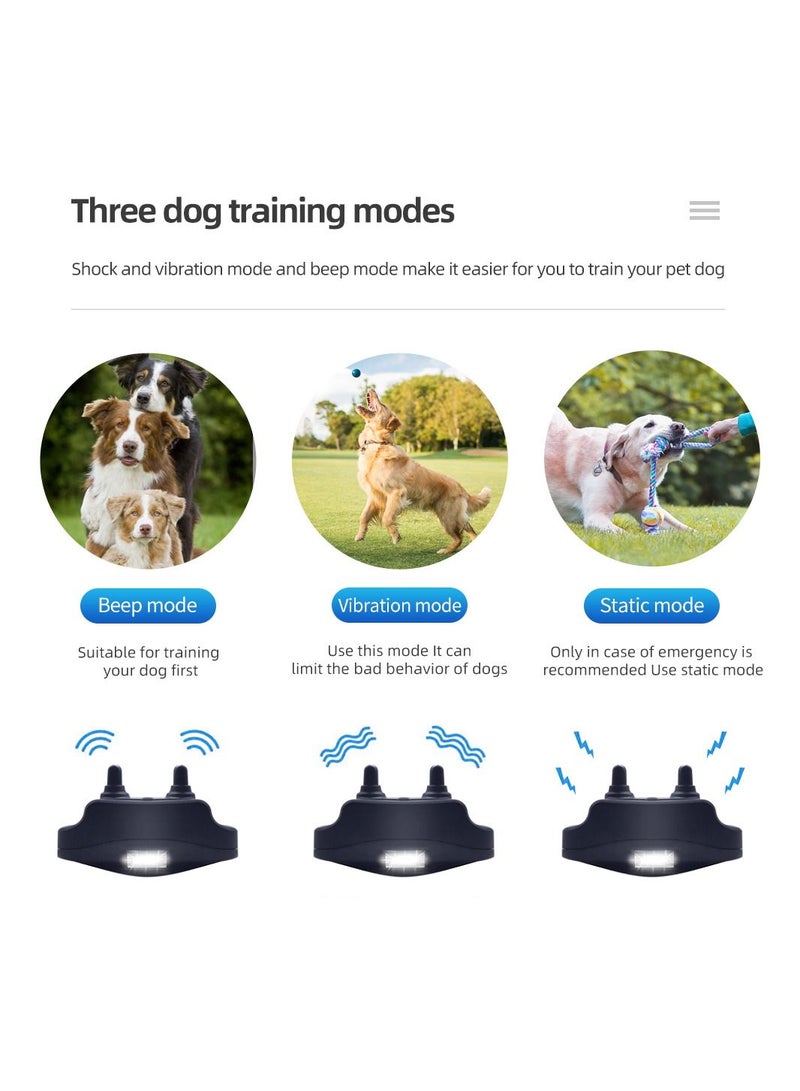 1000m Remote Control Electric Dog Training Collar Waterproof Rechargeable With Shock Vibration Sound Dog Products - Image 3