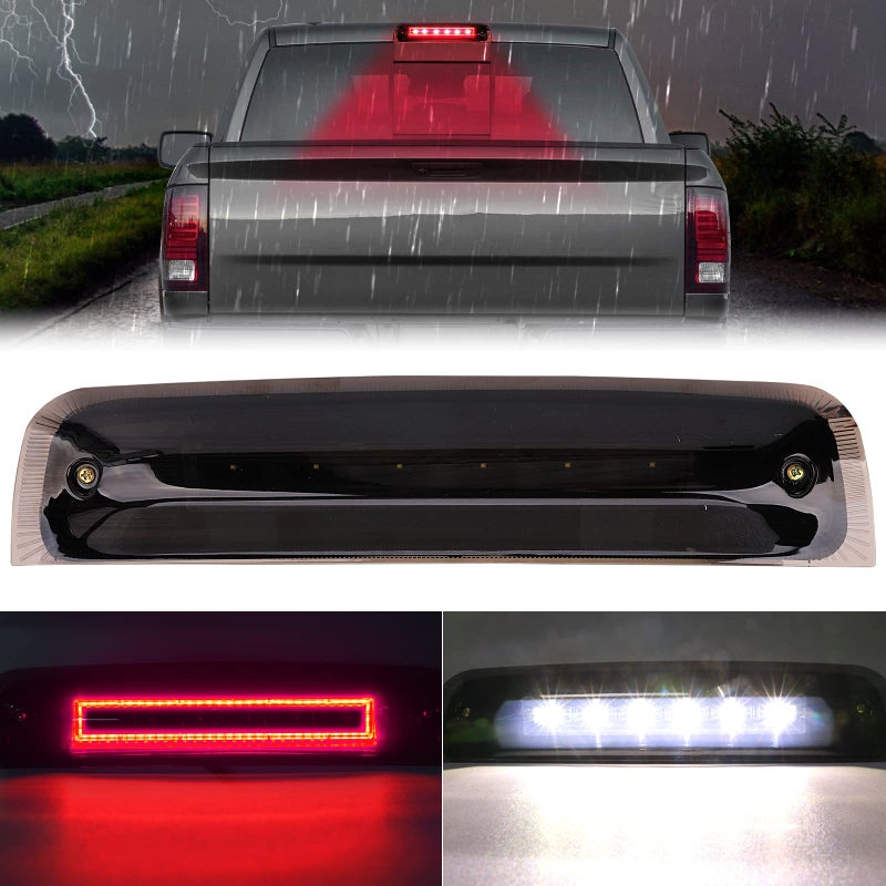 KanSmart Third Brake Light Compatible with 2009 2010 2012 2013 2014 2015 2016 2017 2018 Dodge Ram 1500 3rd Brake Light Ram 2500 3500 Third Brake Light LED Cab Cargo Tail Lights - Image 1
