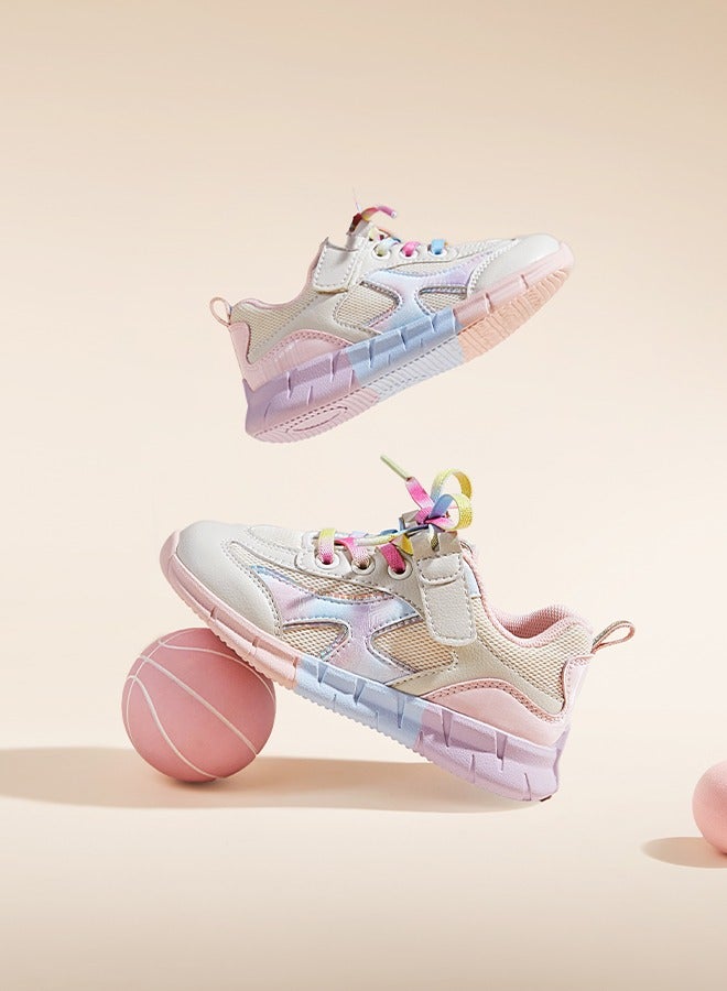 تارانيس أحذية أطفال من تارانيس - ألوان باستيل - أحذية رياضية للأطفال الصغار بألوان قوس قزح - أحذية رياضية من الدانتيل - Image 1
