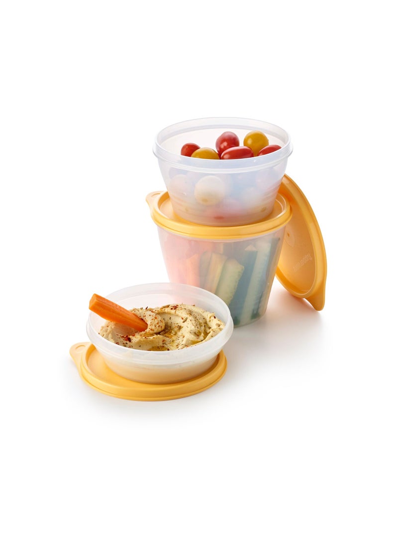 Tupperware طقم وعاء يومي (240 مل + 500 مل + 800 مل) - Image 4