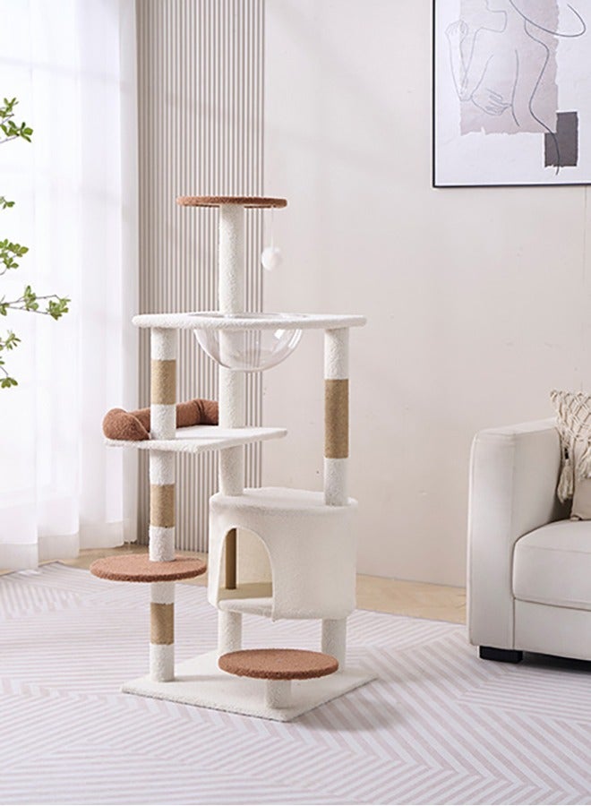 XiuWoo Cat Tree Cat Climbing Frame Cat Nest Cat Scratching Post Cat House - Image 2