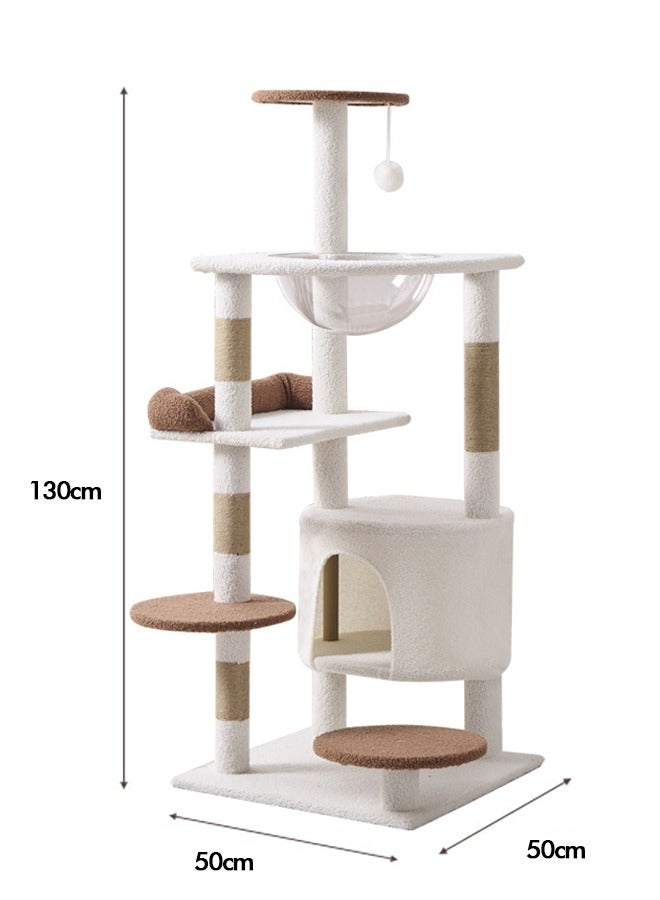 XiuWoo Cat Tree Cat Climbing Frame Cat Nest Cat Scratching Post Cat House - Image 4