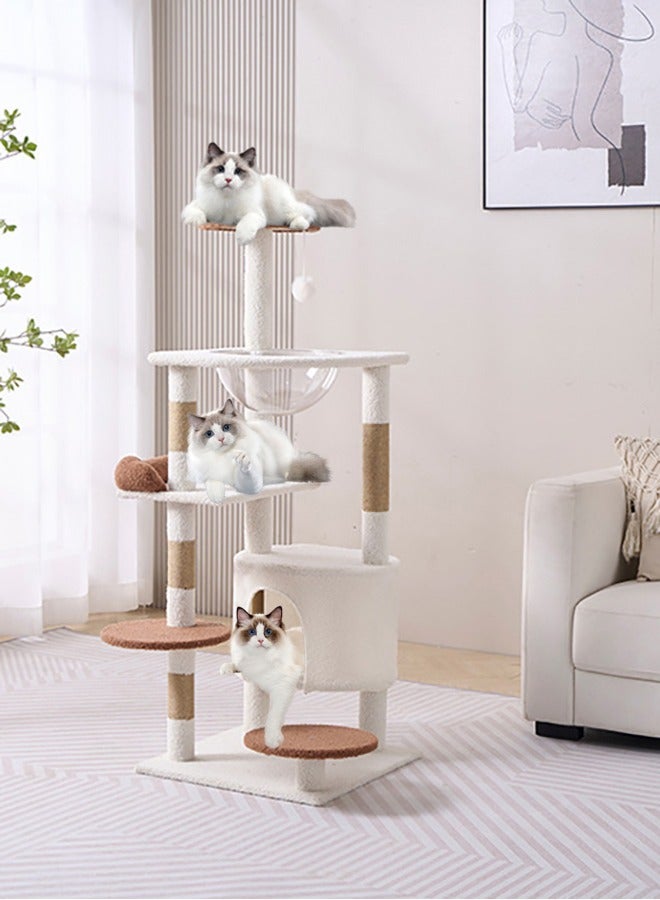 XiuWoo Cat Tree Cat Climbing Frame Cat Nest Cat Scratching Post Cat House - Image 1