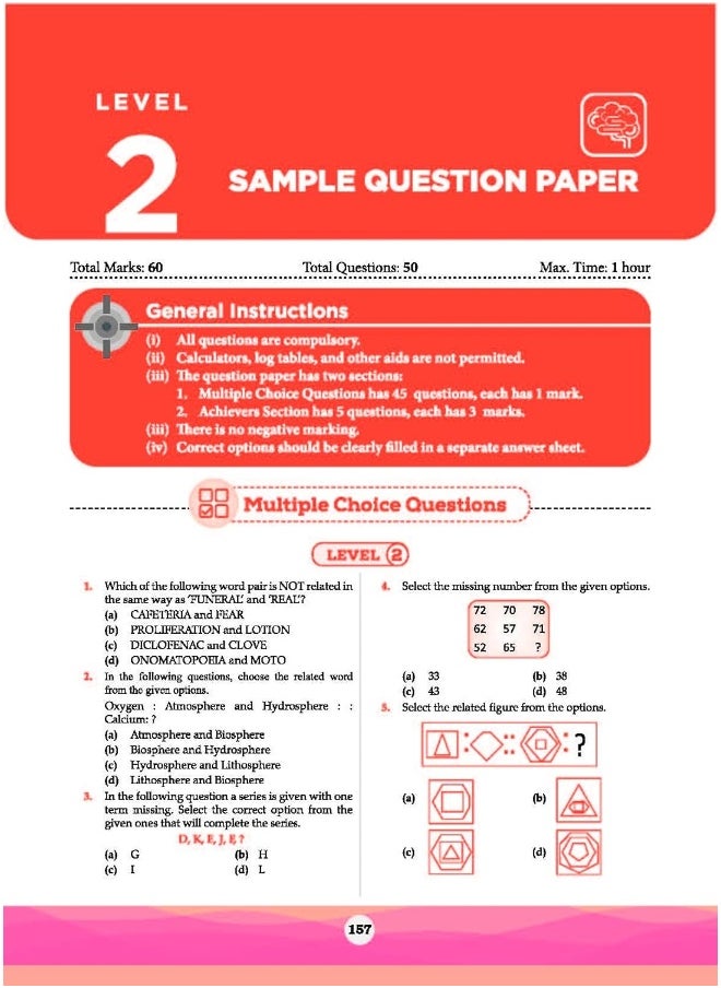 Oswaal One For All Olympiad Previous Years' Solved Papers Class 8 (Set of 6 Books) Maths, English, Science, Reasoning, Cyber & General Knowledge (For 2024-25 Exam)