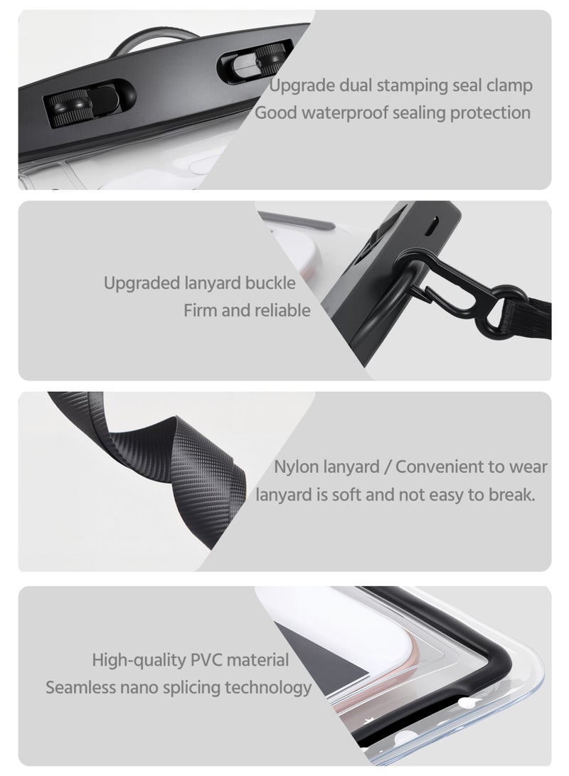 Waterproof Smartphone Pouch Black/Clear - Image 2