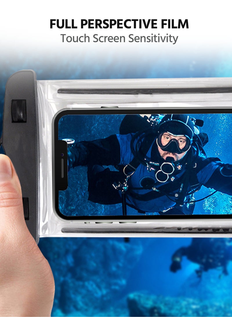 Waterproof Smartphone Pouch Black/Clear - Image 4