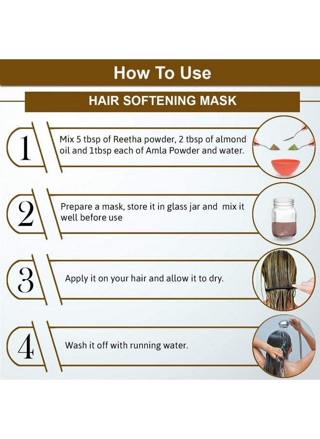 Natural Health Products - 100% Reetha Powder For Hair Scalp Treatment Hair Growth And Conditioning For Hair Pack ; Excellent Hair Conditioner & Cleanser (200G) - Image 1
