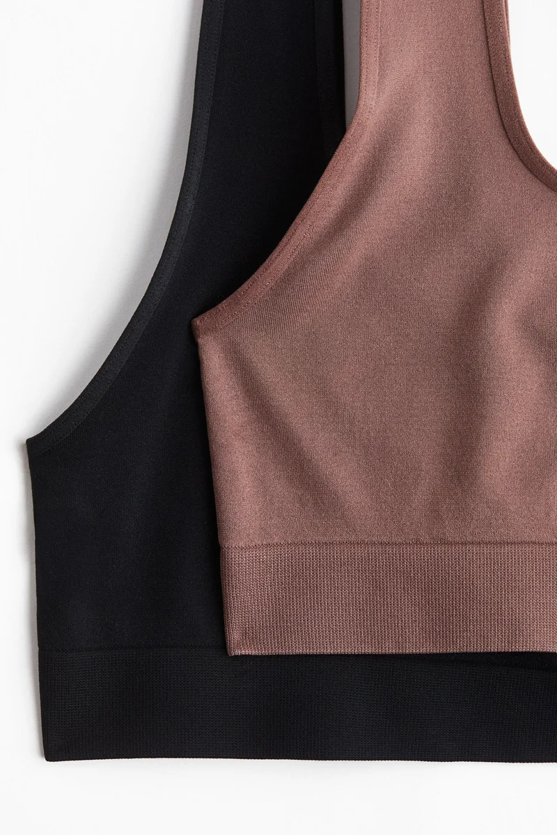 H&M 2-pack Seamless Soft bras