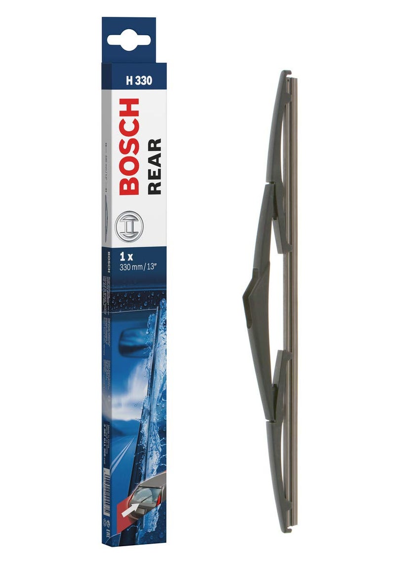 Bosch Wiper Blade Rear H330, Length: 330mm – Rear Wiper Blade - Image 1