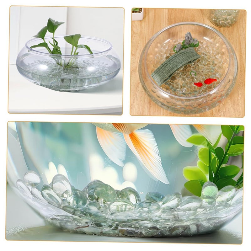 Clear Decorative Marbles for Vases Crafts Fish Tanks Home Decor Polished Pebbles - Image 4