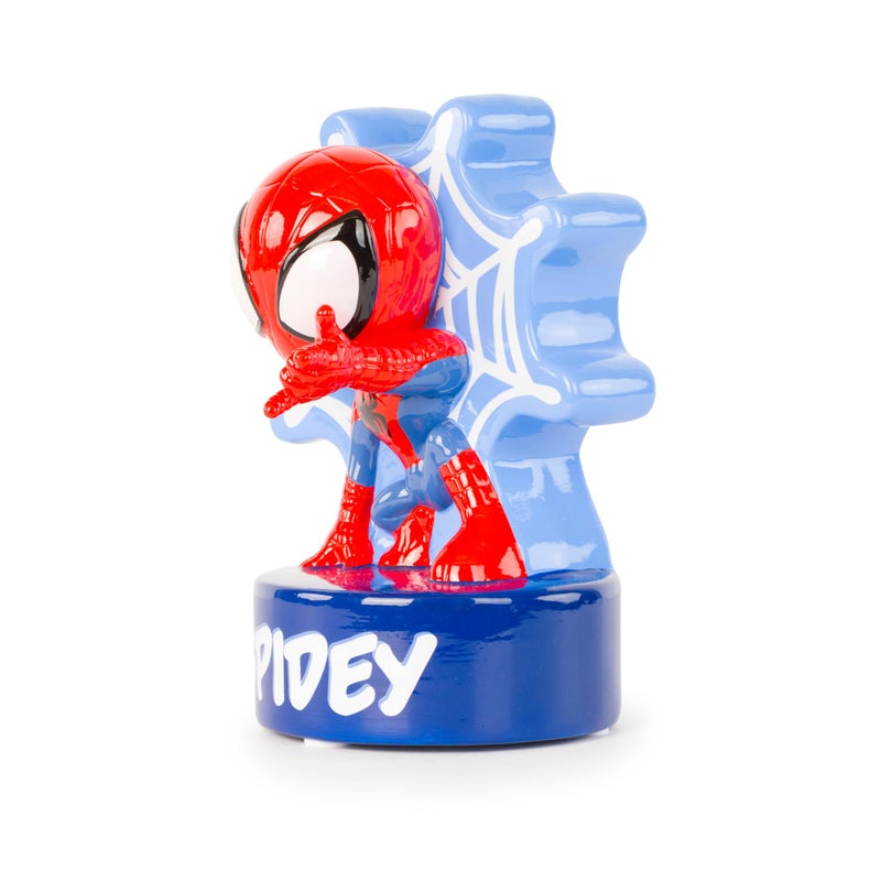 Jay Franco Marvel Spidey & His Amazing Friends Ceramic Piggy Bank - Kids Room Decor & Superhero Coin Bank - Children's Learning Resource - Image 3