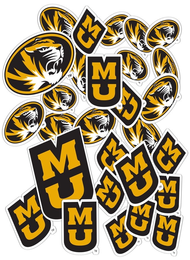 Desert Cactus University of Missouri Sticker Tigers Mizzou Vinyl Decals Laptop Water Bottle Car Scrapbook Sheet T1 (Type 1-1) - Image 1