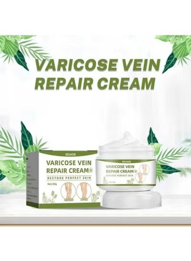EELHOE Varicose Veins Cream 50g, Spider Leg Repair Cream, Natural Varicose and Spider Veins Treatment, Strengthen Capillary Health/Improve Blood Circulation/Tired and Heavy Legs Fast Relief - Image 3