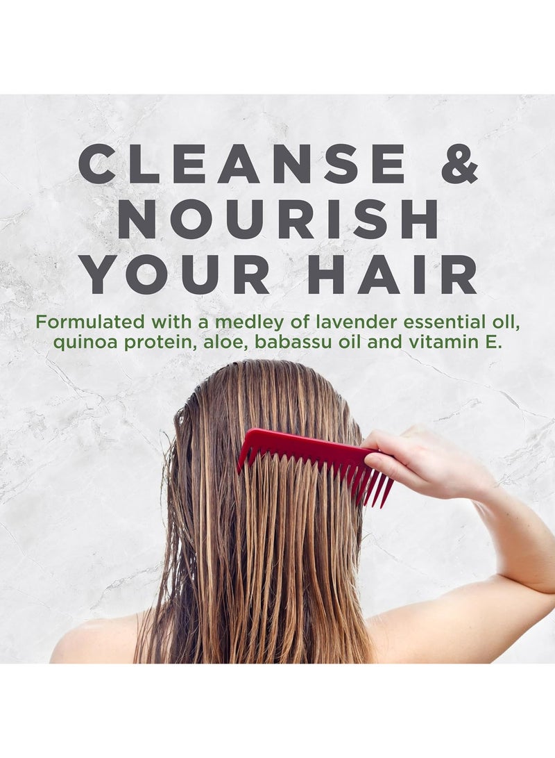 Avalon Organics Lavender Refreshing Shampoo for Soft, Shiny, and Smooth Hair for Normal to Dry Hair, 11 fl oz (325 ml) - Image 4