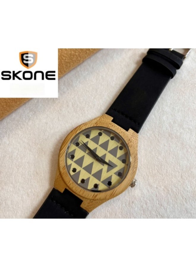 SKONE Each Piece Is A Unique Wooden Dial Watch - Image 1