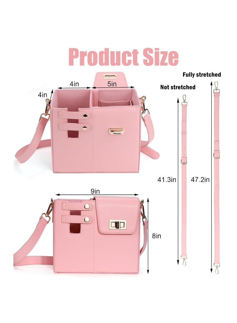 CMGTYYD Purse Cup Holder Bag for Stanley, Outdoor Portable Crossbody Water Bottle Carrier with Storage Pocket, Convenient Water Cup Bag for Women on the Go - Image 3