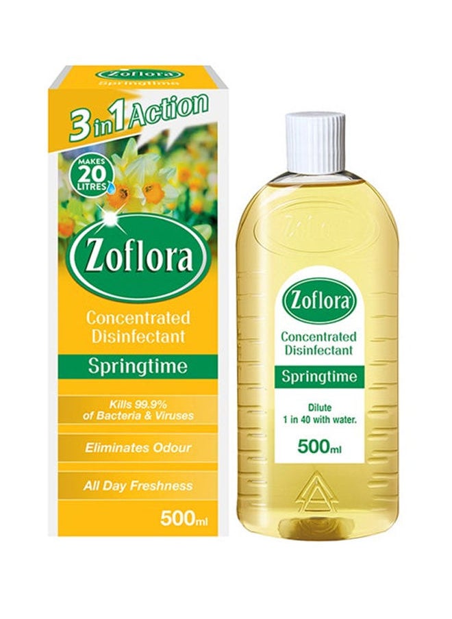 Zoflora Multi-Purpose Disinfectant Cleaner Concentrated Liquid - Springtime 500ml 