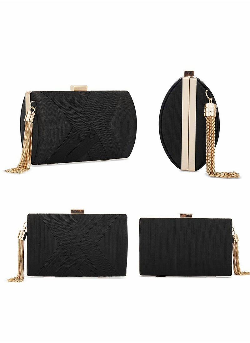 SYOSI - Womens Evening Clutch Bag Designer Evening Handbag, Lady Party Clutch Purse - Image 1