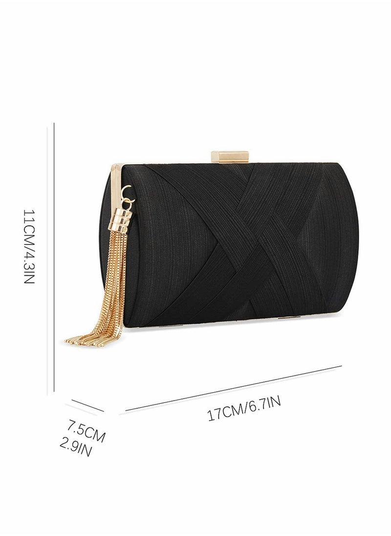 SYOSI - Womens Evening Clutch Bag Designer Evening Handbag, Lady Party Clutch Purse - Image 1