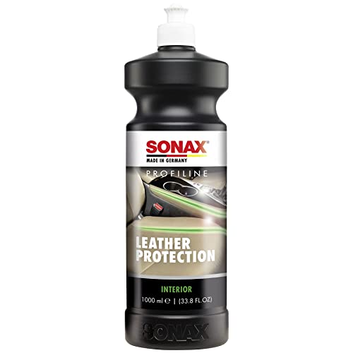 SONAX Profiline Leather Care Nourishing Leather Conditioner with UV Protection Prevents Cracking Drying Hydrophobic Surface Repels Dirt Dust Water 282300 1L - Image 1