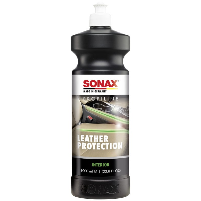 SONAX Profiline Leather Care Nourishing Leather Conditioner with UV Protection Prevents Cracking Drying Hydrophobic Surface Repels Dirt Dust Water 282300 1L - Image 2