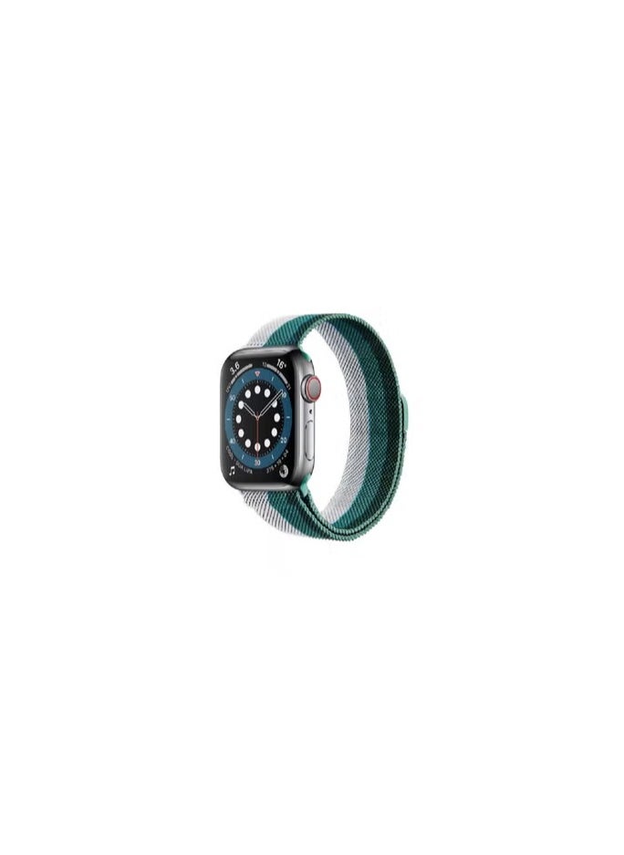 CATANES - Apple Watch 45mm 44mm 42mm Milanese Mesh Stainless Steel Magnetic Closure Band Compatible with iWatch Series 7/SE/6/5/4/3/2/5 - Image 1