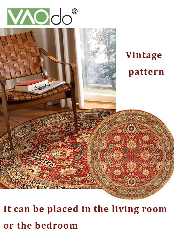 Boho Round Rugs Washable Non-Slip Area Rug Throw Soft Sofa Kids Nursery Room Rug Print Distressed Round Carpet for Bedroom Entryway Living Room Dining Room 160*160CM - pzsku/Z846EFCF35DE1F8610C0BZ/45/_/1688462129/c53194dd-9d86-475b-a41d-c948f5c929ca