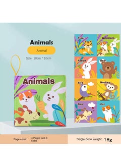 Y&D Infant Cognitive Cloth Book Baby Early Education Puzzle-Animal Cognition  - Image 1