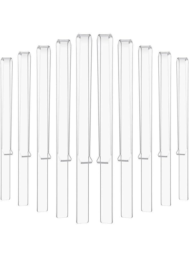 erorex 10 Clear Acrylic Music Stand Clips Secure Sheet Music Holders For Musicians Composers And Outdoor Gigs Perfect For Easy Reading And Rehearsals - Image 1